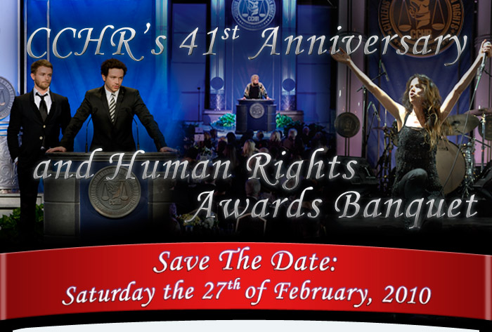 CCHR's 41st Anniversary and Human Rights Awards Banquet