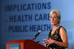 Sebelius Discusses Supreme Court Decision On Affordable Care Act